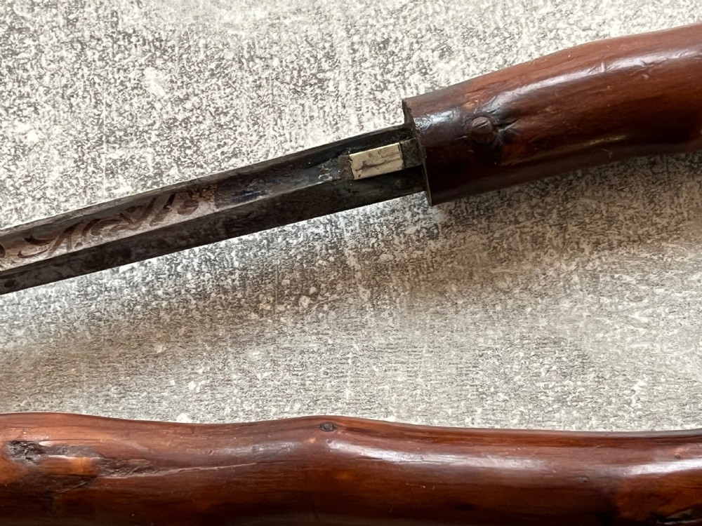 19th Century Briar Sword Cane View III