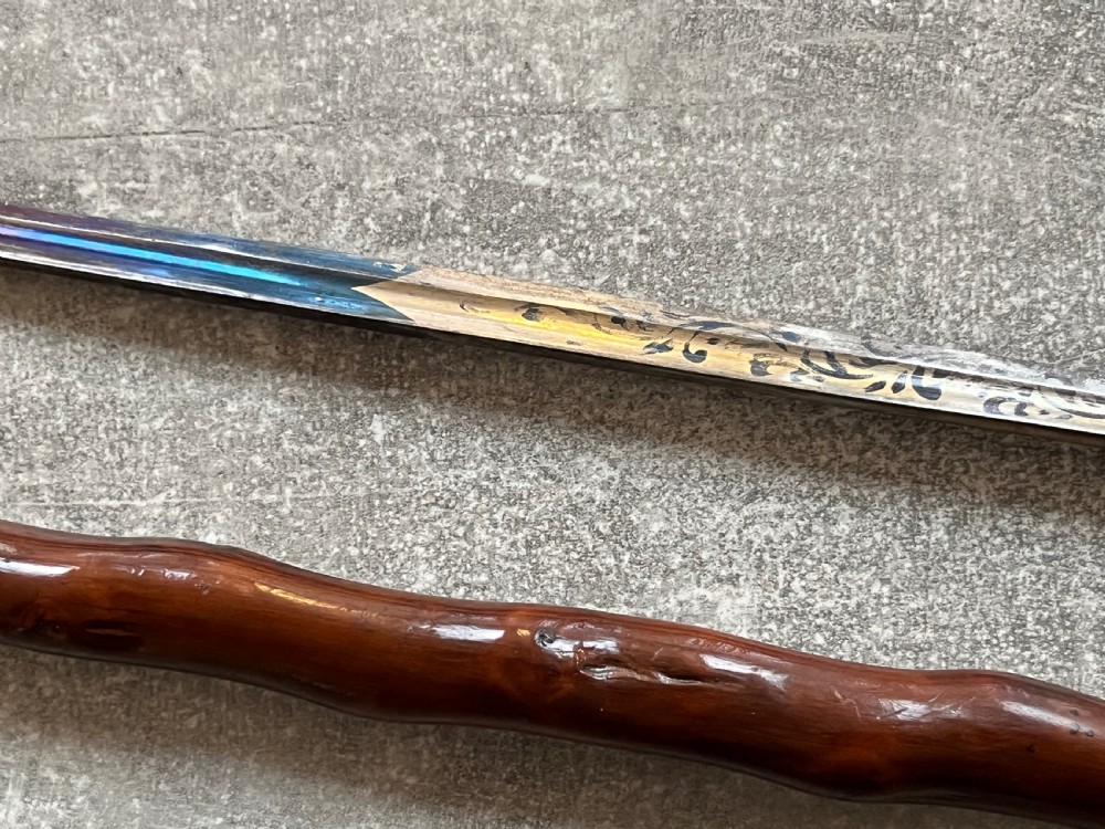 19th Century Briar Sword Cane View IX