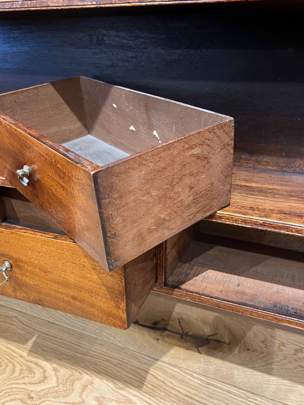 Mahogany Hanging Shelves View V
