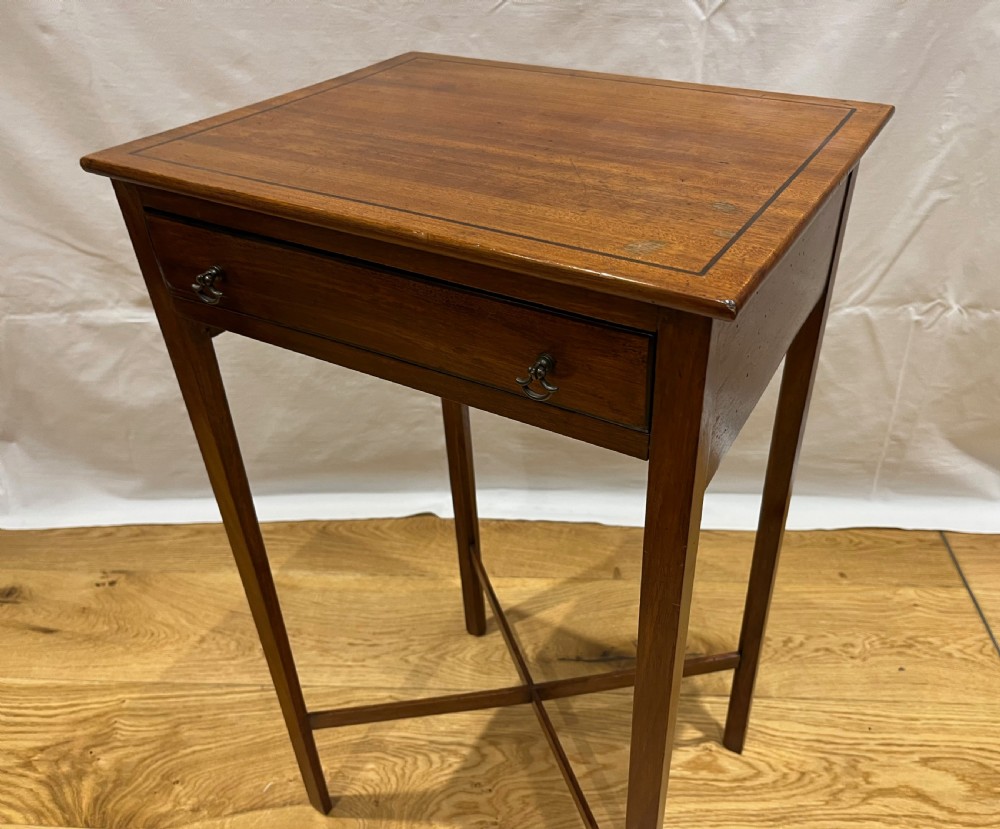 Small Mahogany Side or Lamp Table View IX