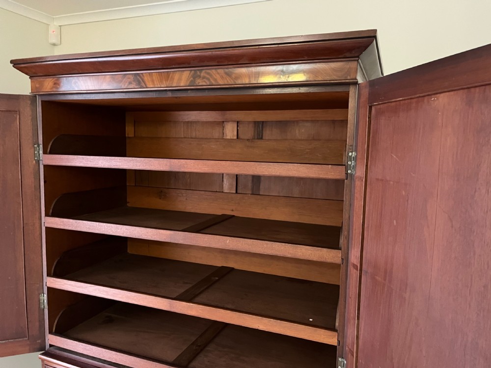 Regency Flame Mahogany Linen Press View XI