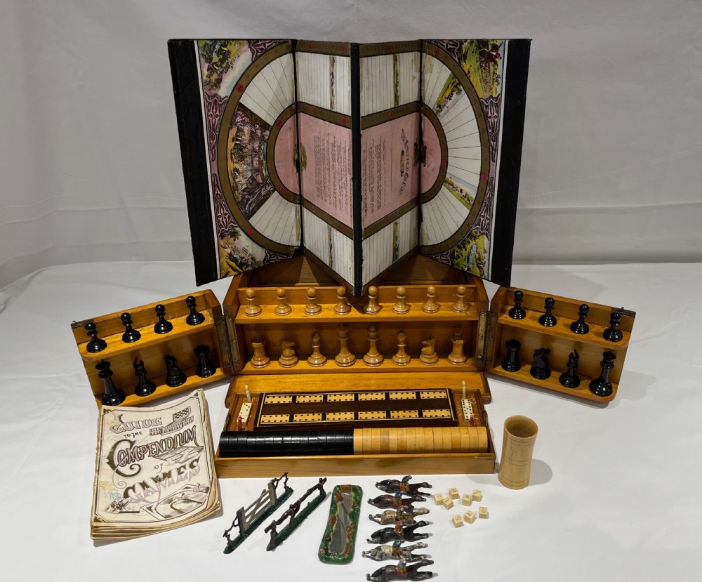 Edwardian Pine Games Compendium View VII