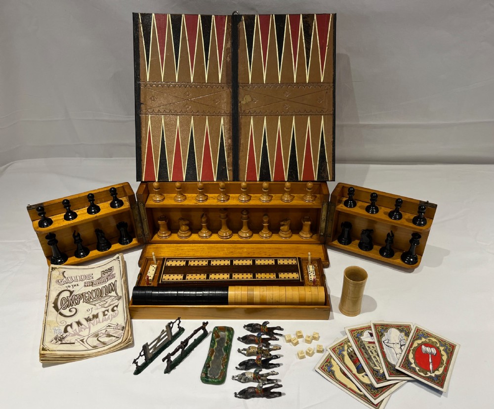 Edwardian Pine Games Compendium View VIII
