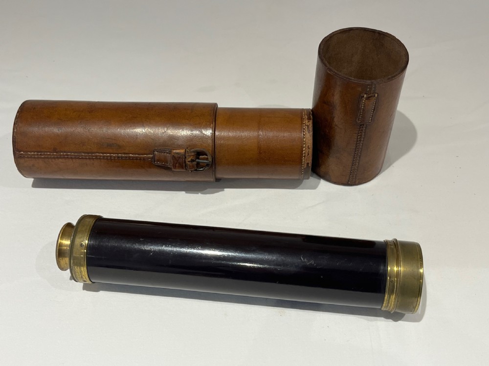 3 Draw Brass Telescope By Dollond View III