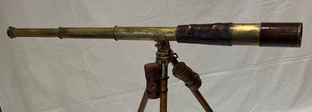 WW1 Military Signallers Telescope on Tripod Stand  View II
