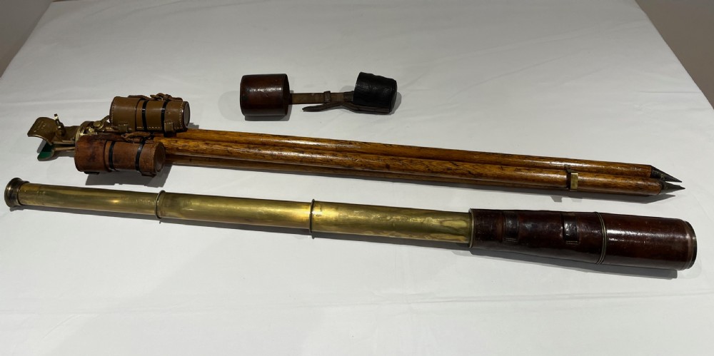 WW1 Military Signallers Telescope on Tripod Stand  View V