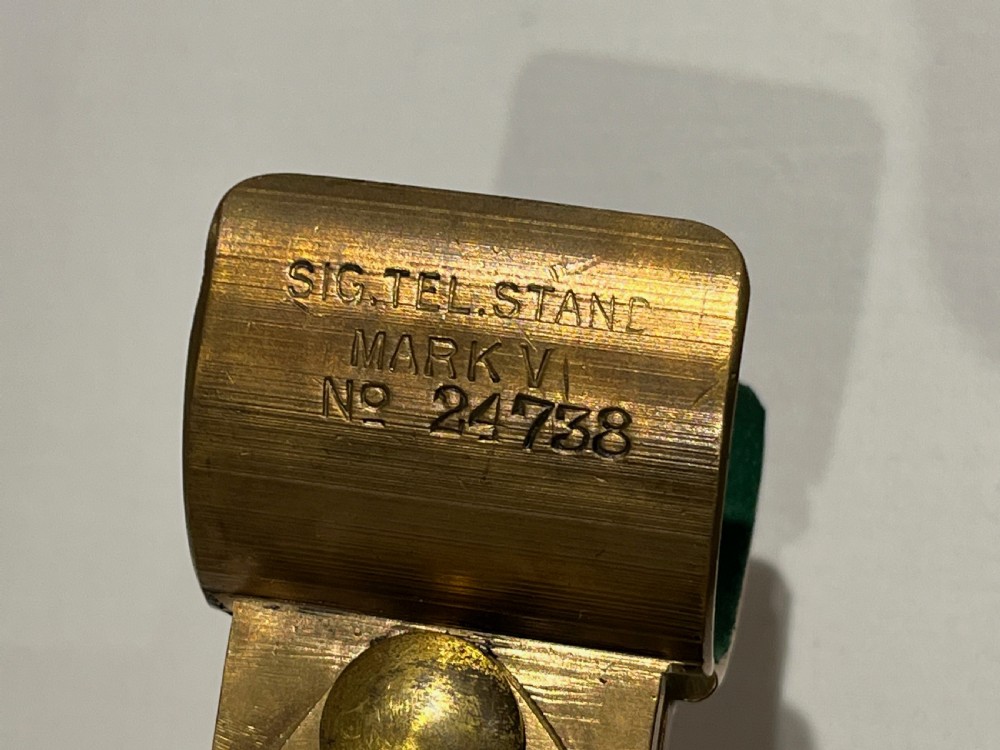 WW1 Military Signallers Telescope on Tripod Stand  View VII