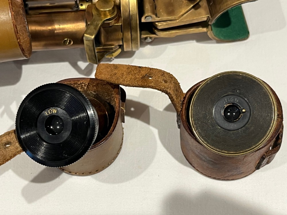 WW1 Military Signallers Telescope on Tripod Stand  View X
