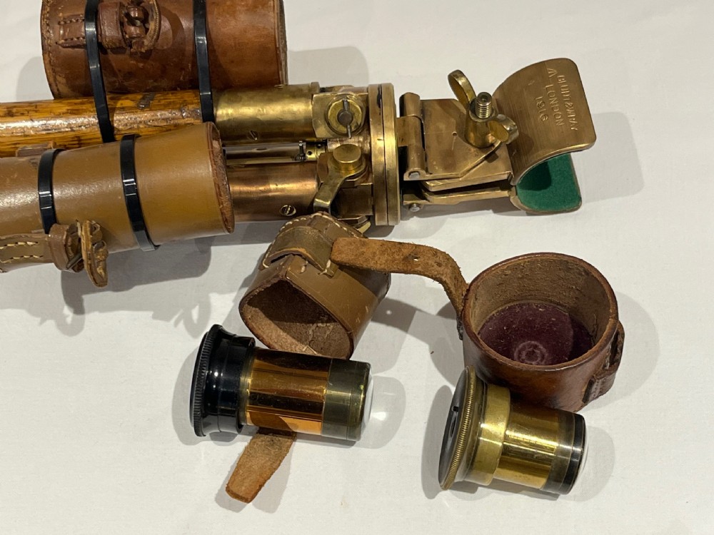 WW1 Military Signallers Telescope on Tripod Stand  View XI