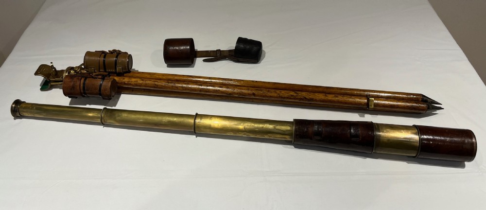 WW1 Military Signallers Telescope on Tripod Stand  View XIV