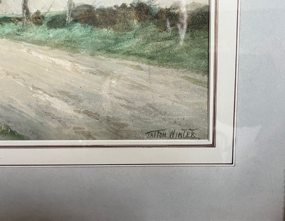 William Tatton Winter (1855-1928) Watercolour Painting View III