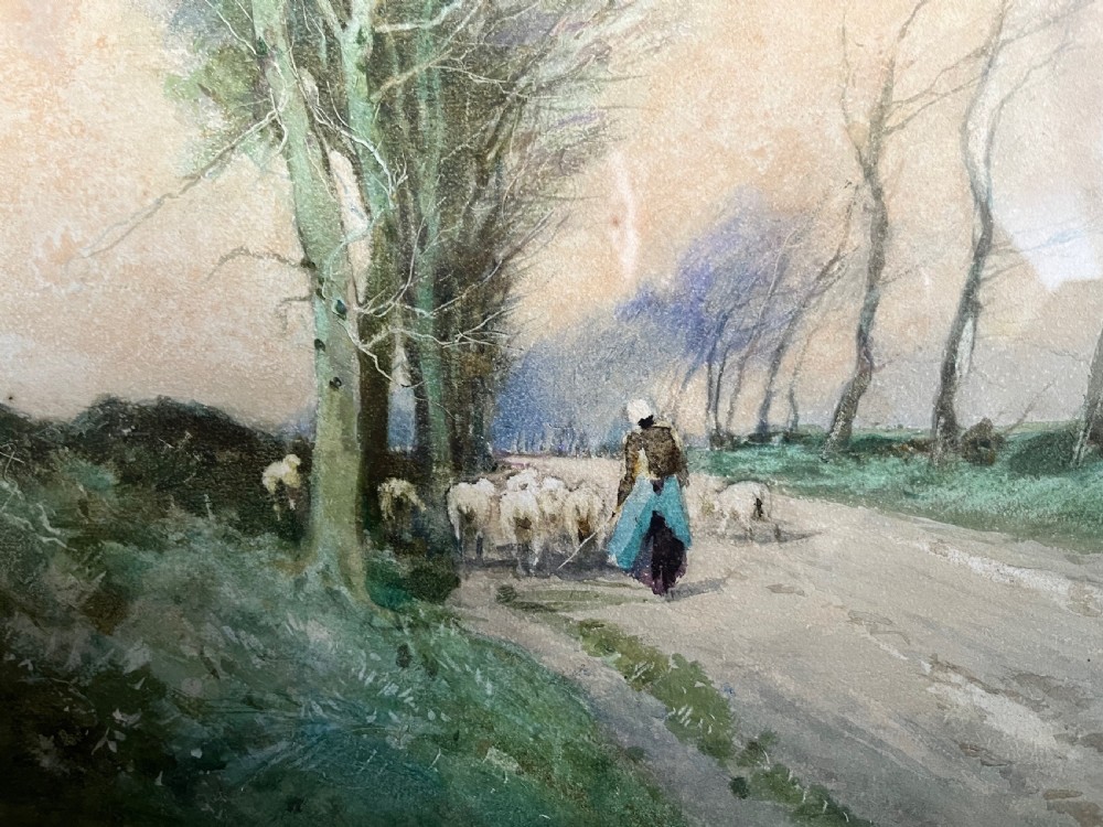 William Tatton Winter (1855-1928) Watercolour Painting View IV