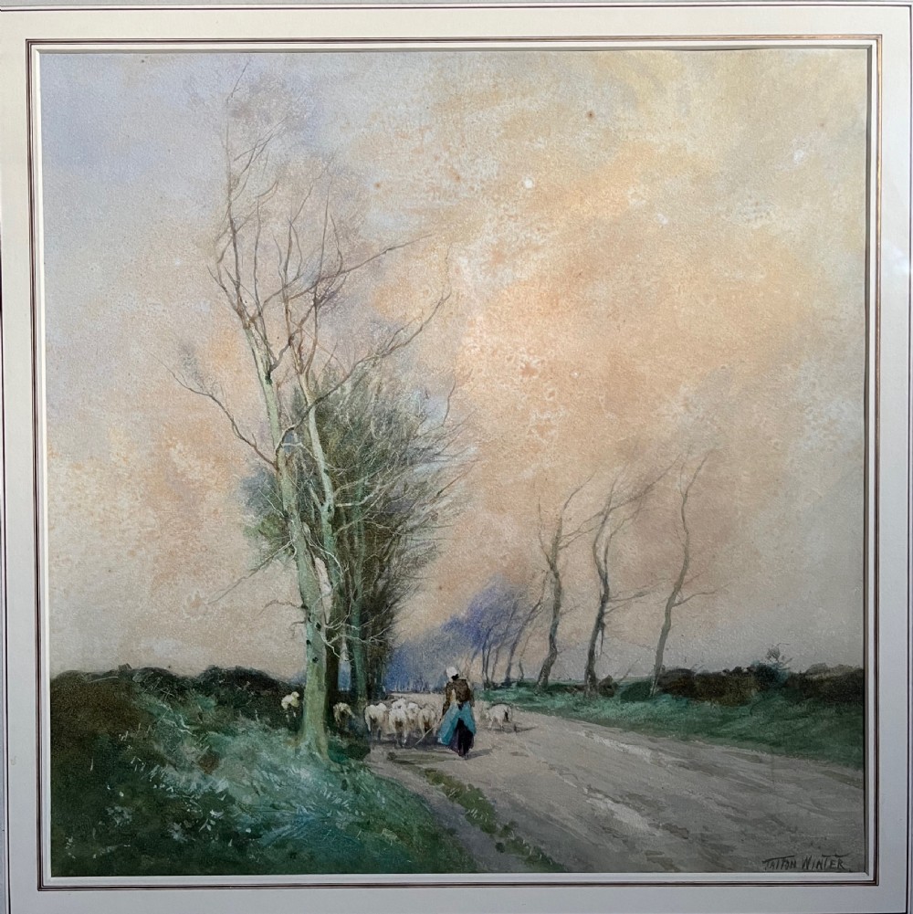 William Tatton Winter (1855-1928) Watercolour Painting View VI