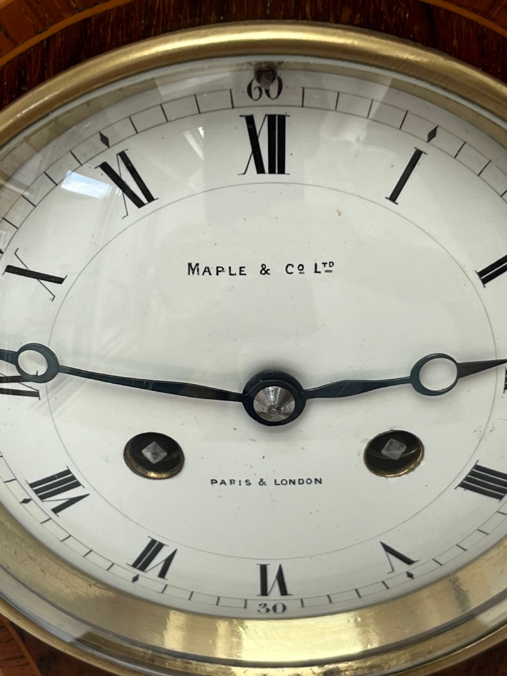 Rosewood Balloon Mantel Clock View VIII