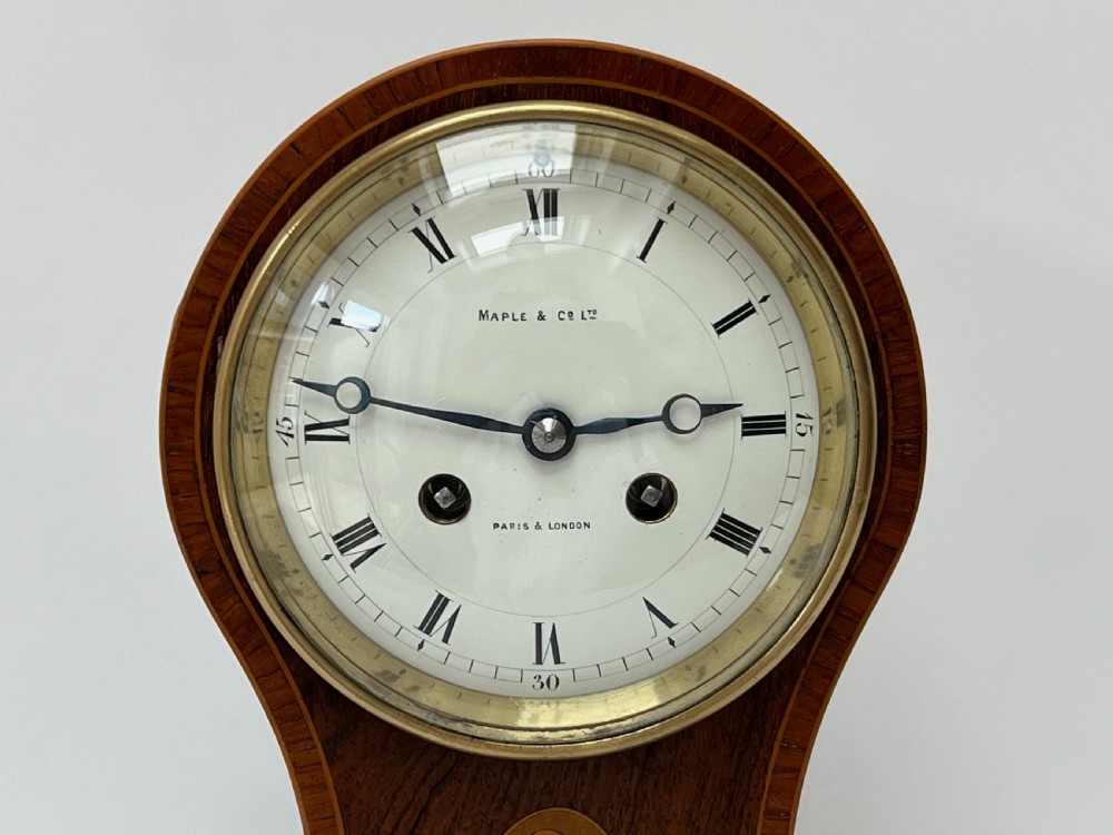 Rosewood Balloon Mantel Clock View IX