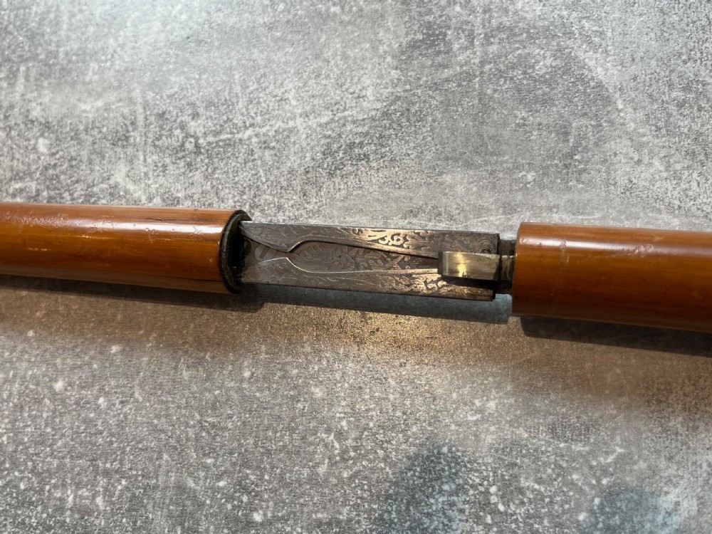 Silver Mounted Sword Stick with Toledo Blade  View IV
