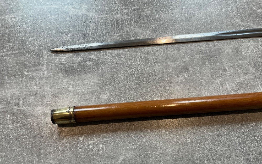 Silver Mounted Sword Stick with Toledo Blade  View VI