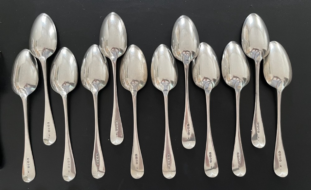 65 Piece Sterling Silver Canteen by George Adam, London 1867 View VII
