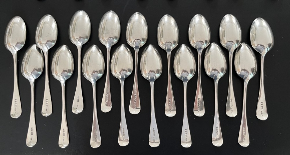 65 Piece Sterling Silver Canteen by George Adam, London 1867 View VIII