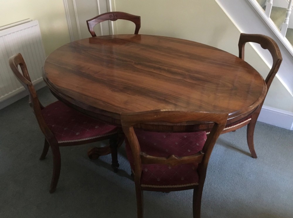 Rosewood Oval Breakfast or Centre Table