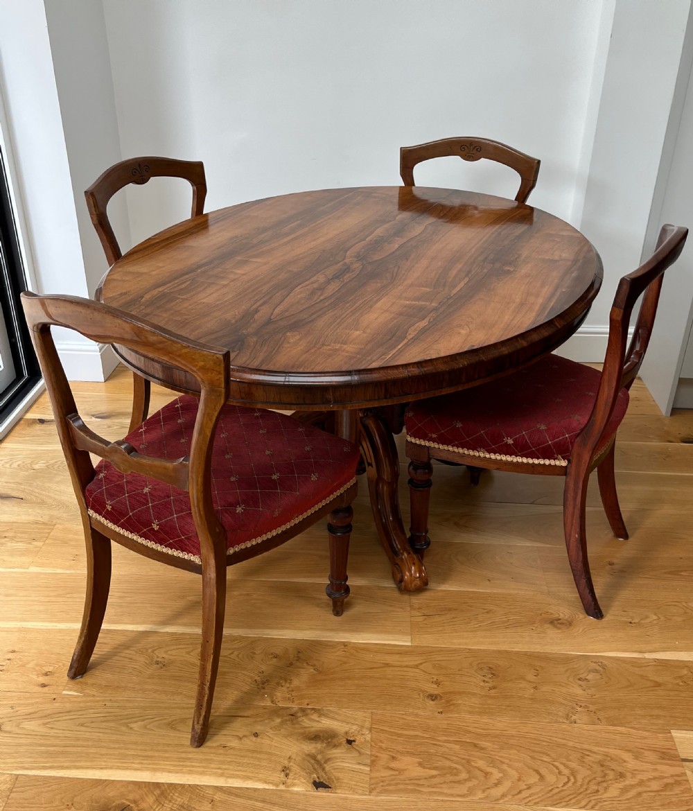 Rosewood Oval Supper, Centre or Library Table View II