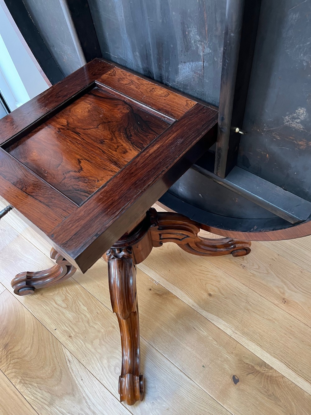 Rosewood Oval Supper, Centre or Library Table View VI