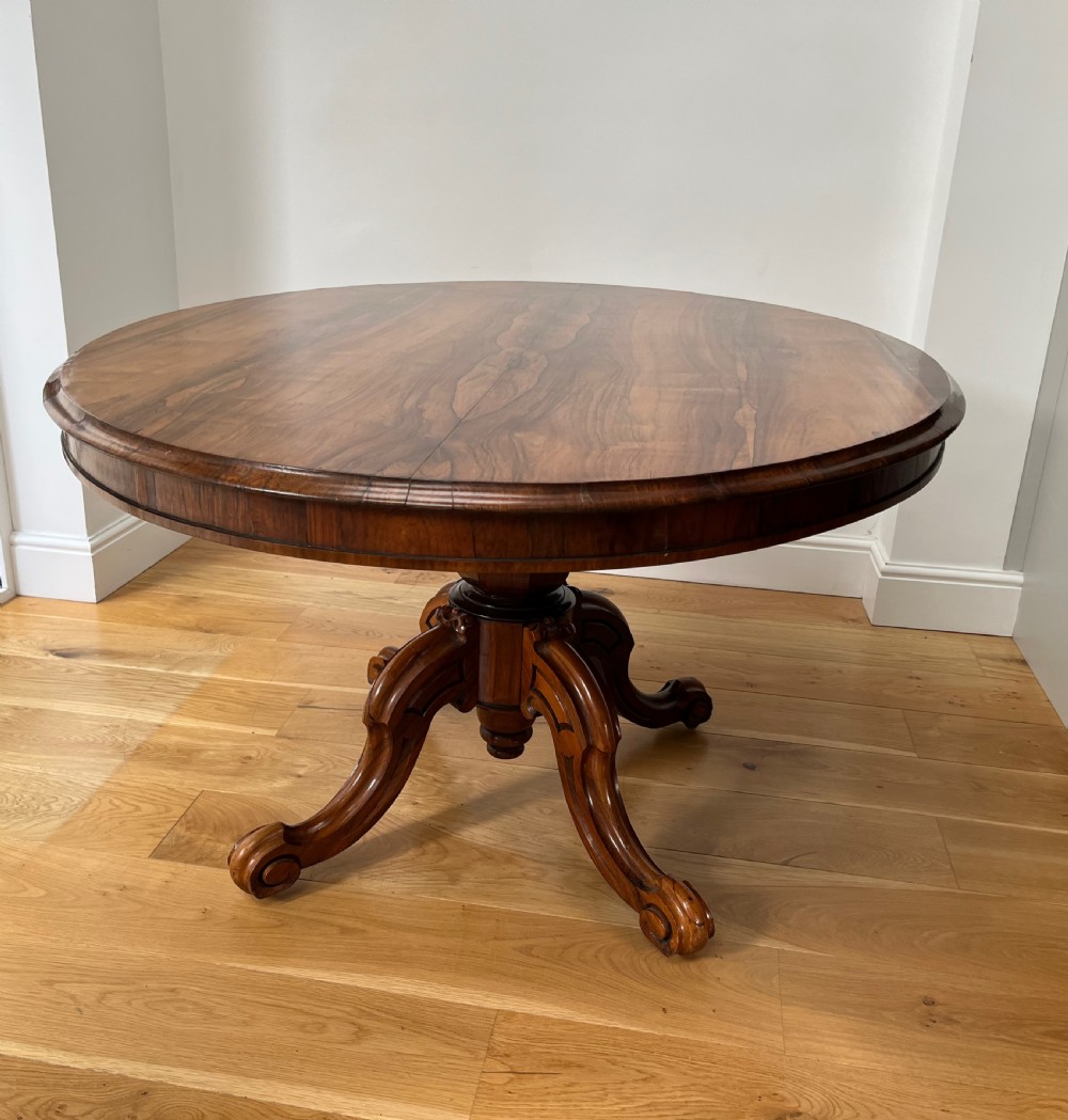Rosewood Oval Supper, Centre or Library Table View IX