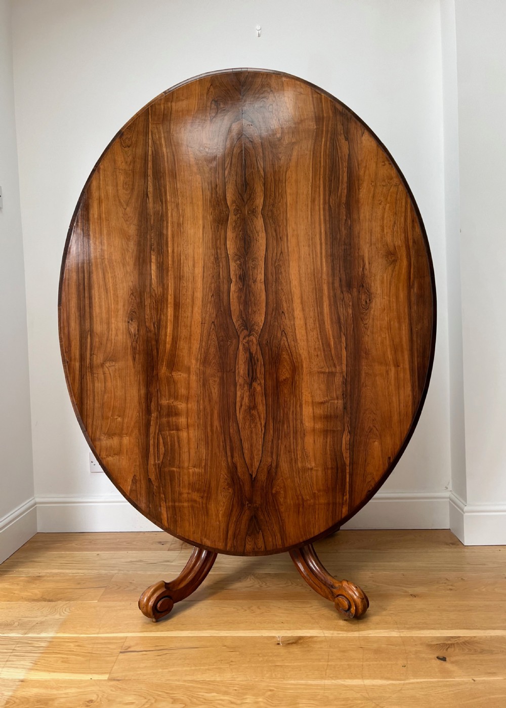 Rosewood Oval Supper, Centre or Library Table View XIII
