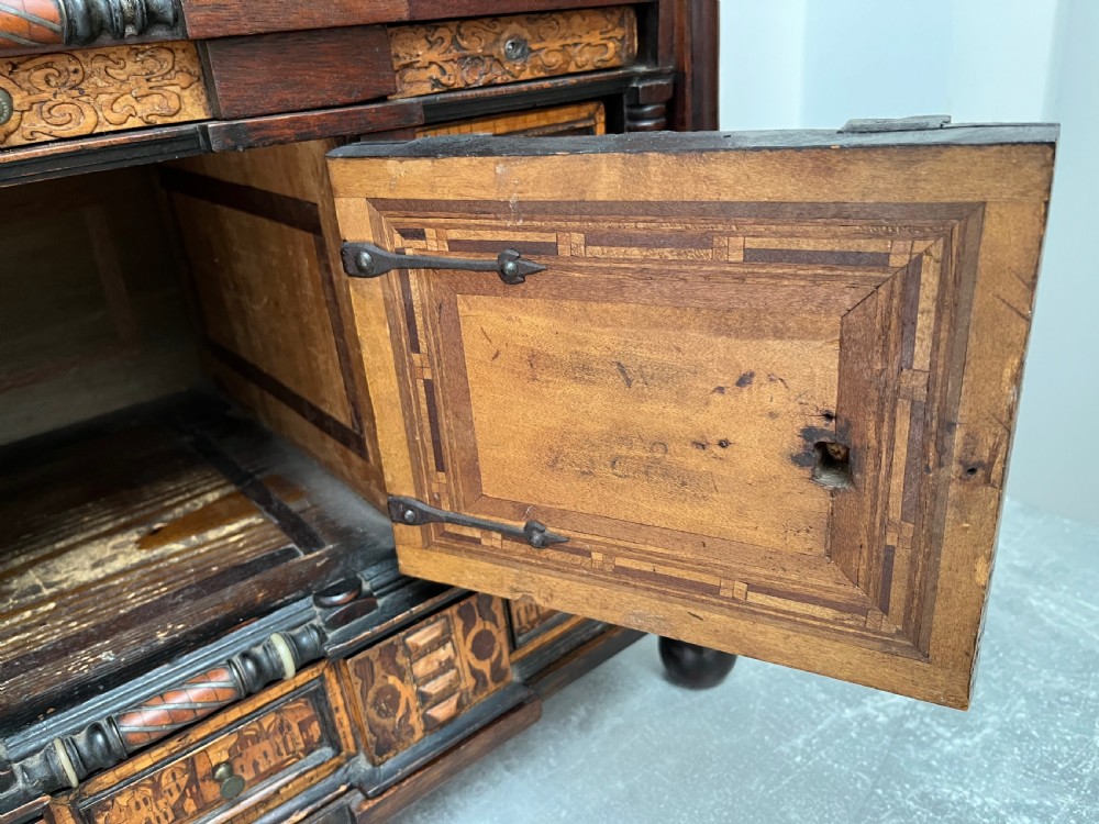Inlaid Table Top Cabinet, Partly 16th Century View X