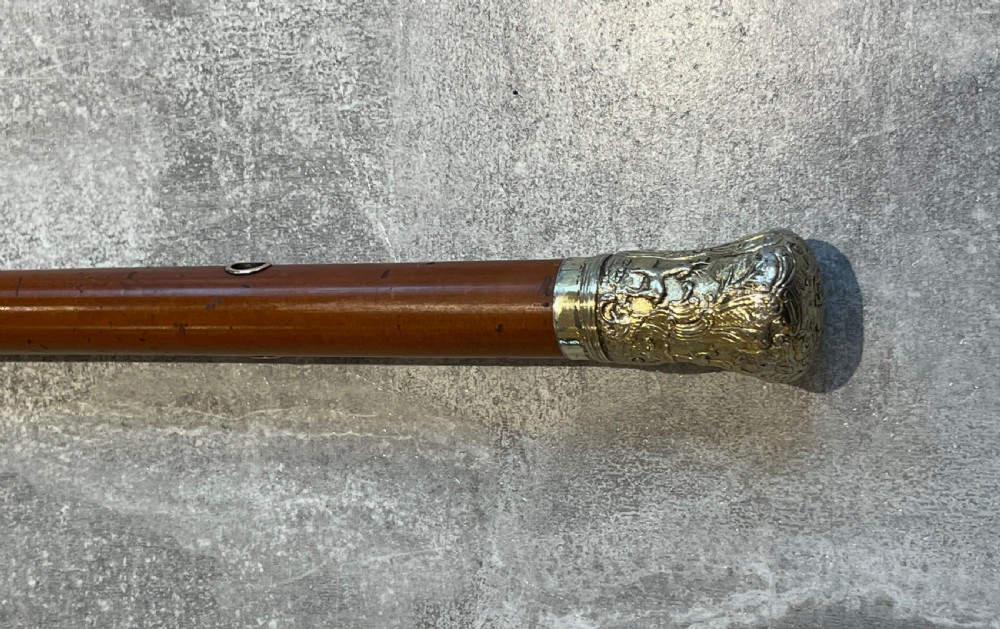 Gilded Top Walking Stick Cane View III
