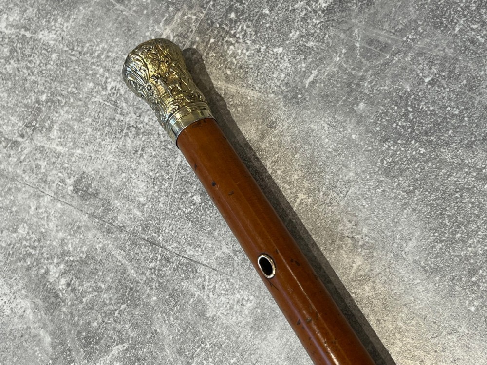Gilded Top Walking Stick Cane View VII