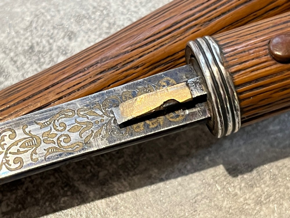 Stag Horn Handled Sword Stick with Toledo Blade View V