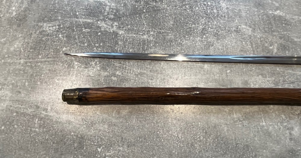Stag Horn Handled Sword Stick with Toledo Blade View VIII