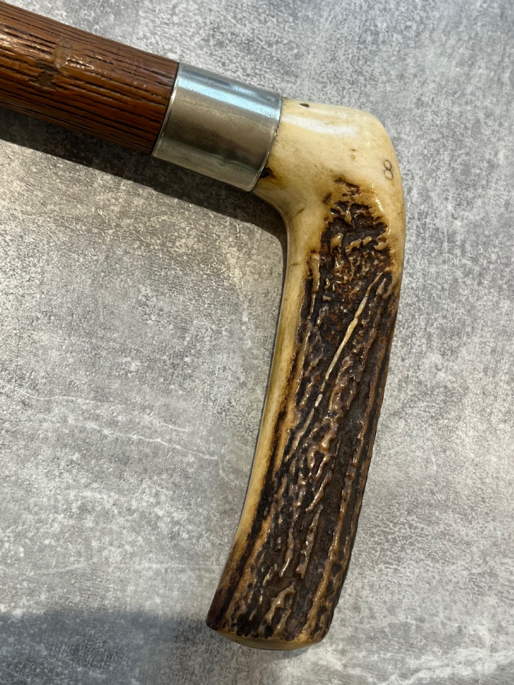 Stag Horn Handled Sword Stick with Toledo Blade View XIII