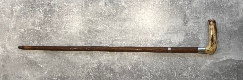 Stag Horn Handled Sword Stick with Toledo Blade View XIV