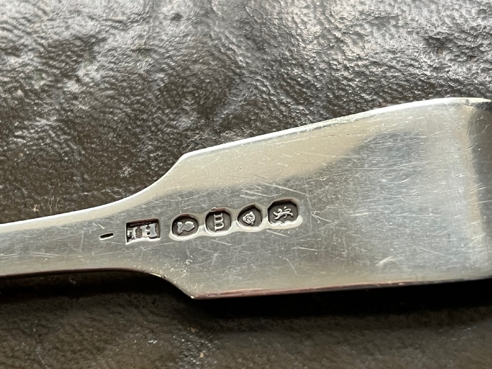 6 Silver Dinner Forks, London 1827. View III