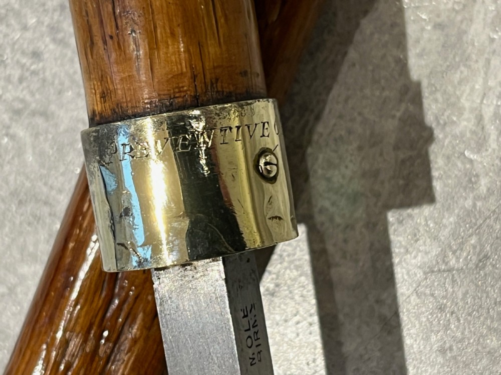 Custom Officer's Sword Stick 1873. View VI