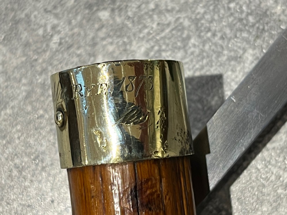Custom Officer's Sword Stick 1873. View IX
