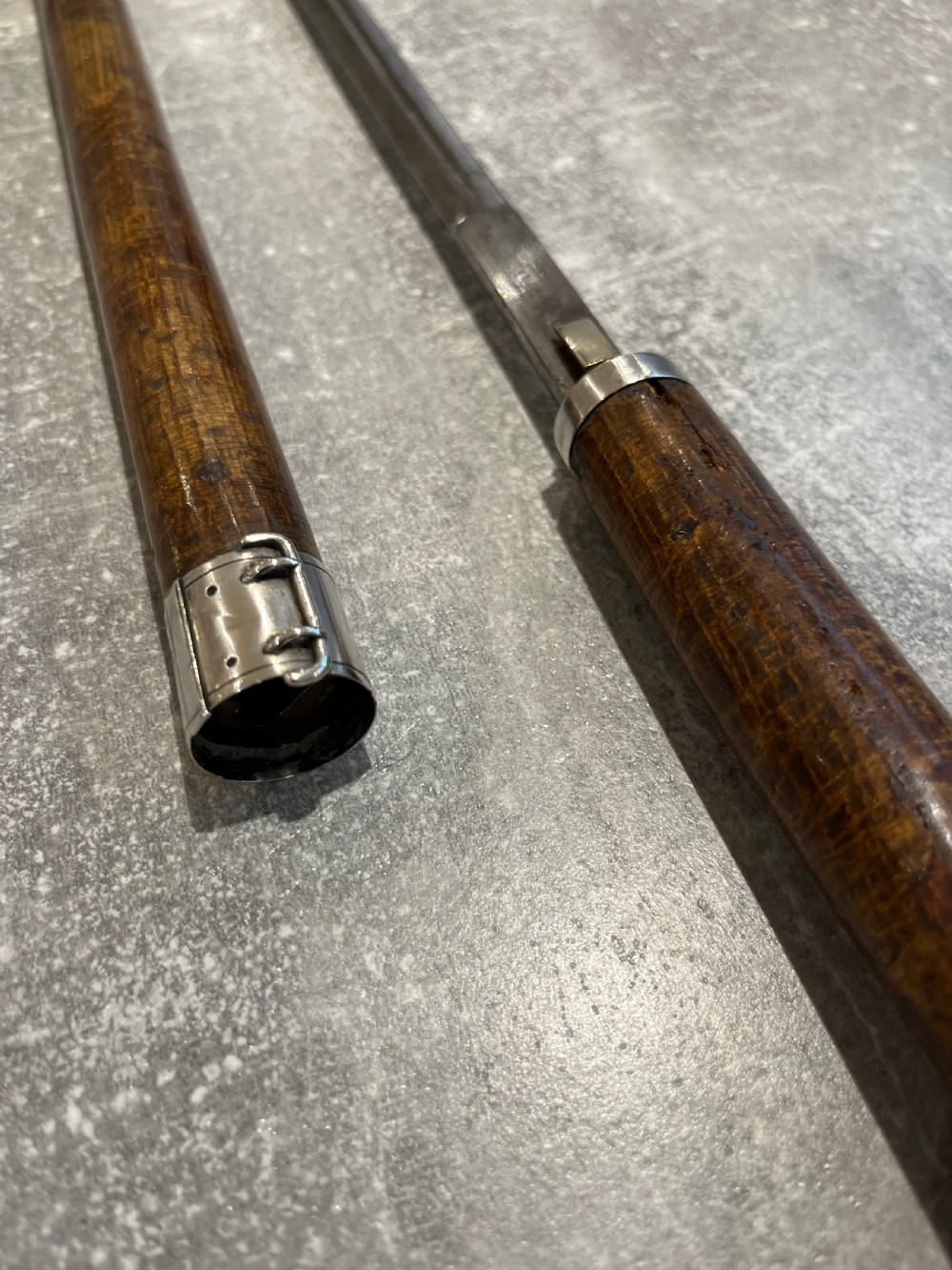 Cherrywood Sword Stick with Silver Mounts View VI