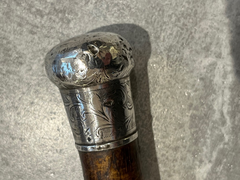 Cherrywood Sword Stick with Silver Mounts View VIII