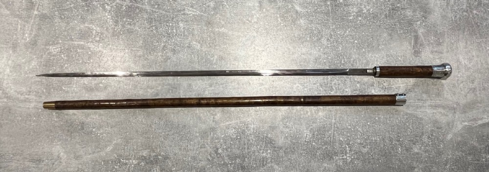 Cherrywood Sword Stick with Silver Mounts View XIV