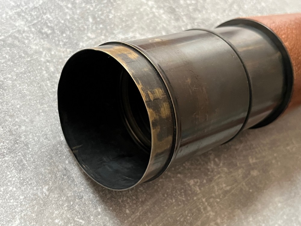 Four Draw Brass Telescope by JH Steward with Case View VIII