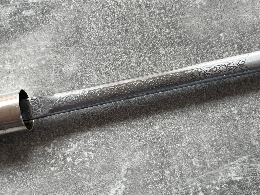 Crook Handled Chestnut Sword Stick With Wilkinson Blade View VIII