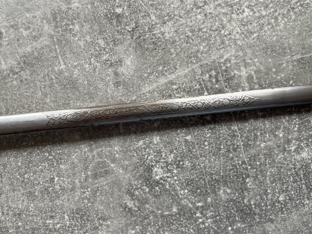 Crook Handled Chestnut Sword Stick With Wilkinson Blade View IX