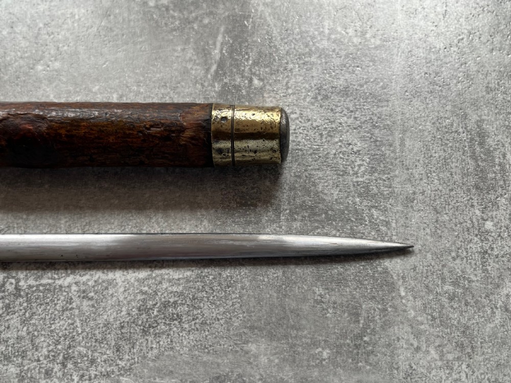 Crook Handled Chestnut Sword Stick With Wilkinson Blade View X