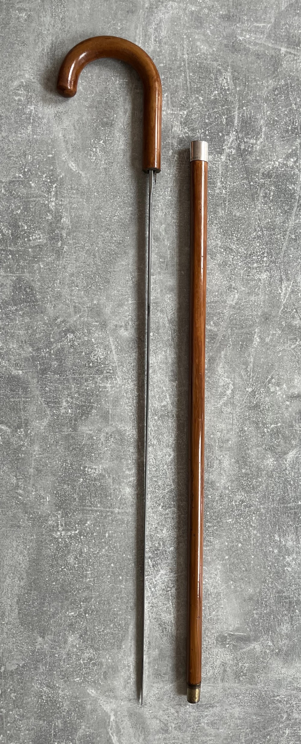 Edwardian Crook Handled Sword Stick