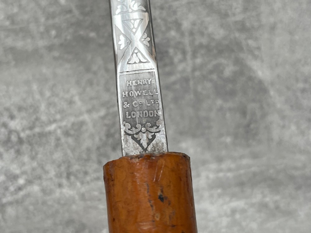 Edwardian Crook Handled Sword Stick View VIII