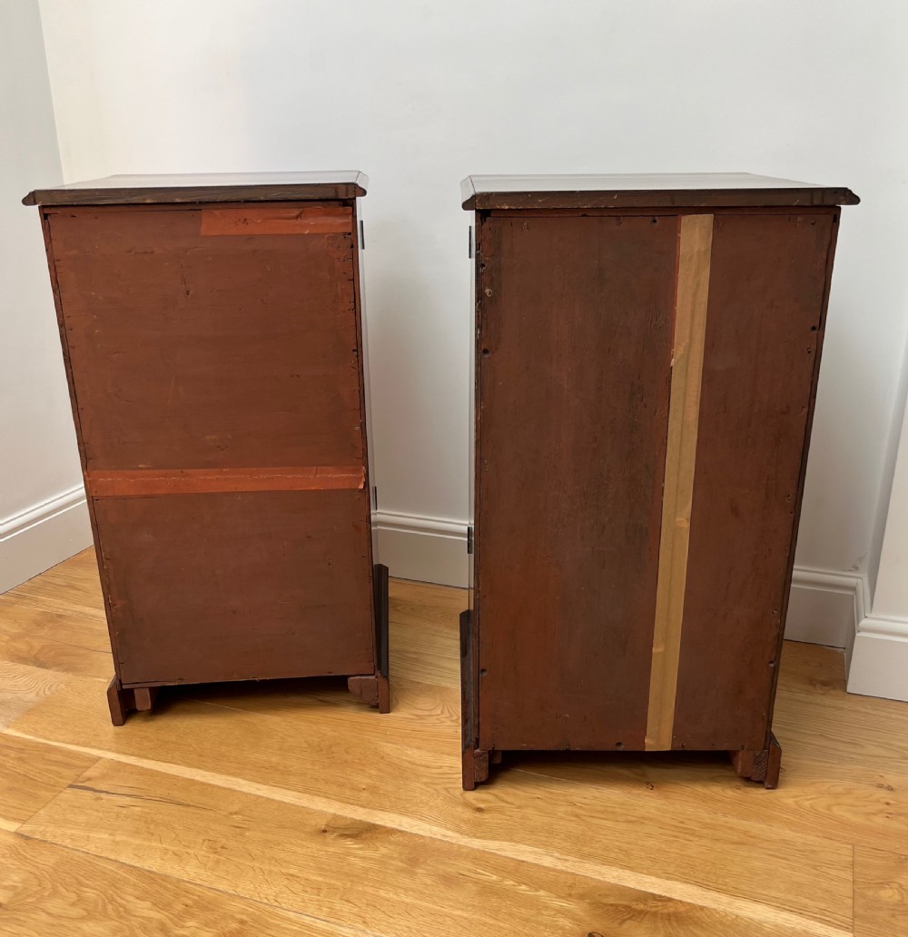 Pair of Mahogany Pier or Bedside Cabinets View XIII
