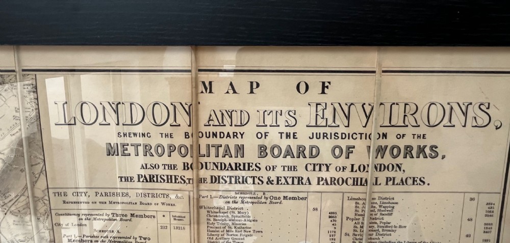 Stanford's Fold Out Map of London 1872 View II