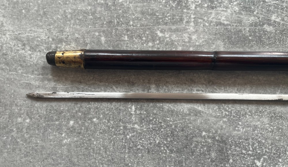 Tall Silver Handled Palmwood Sword Stick View VI